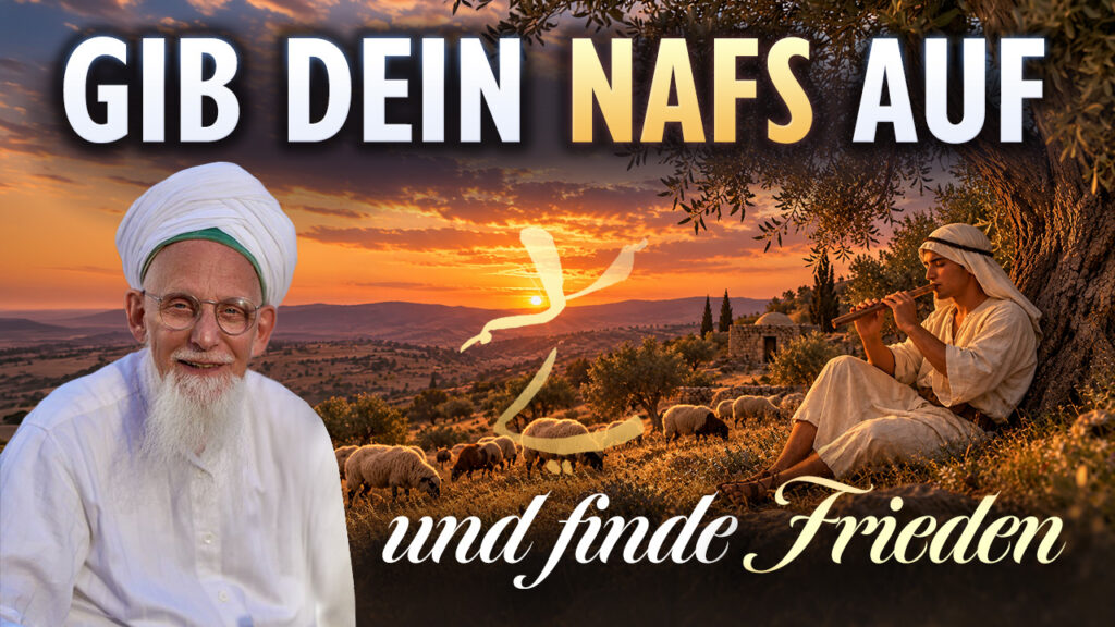 Thumbnail der Sohbat „Gib dein Nafs auf und finde Frieden“ von Sheikh Hassan.